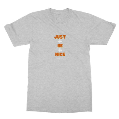 just + be + nice men's t-shirt